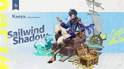 How to get free Kaeya skin Sailwind Shadow in。